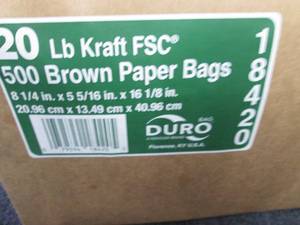 lot 351 image: Duro ID# 18420 20# SOS Bag 40# 100%...