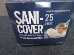 lot 421 image: Face Rest Sani-Cover 25 ct...