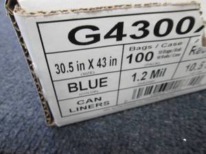 lot 426 image: 10- 10 ct Rolls 30.5x43 inch Trash ...