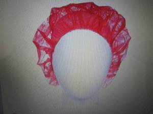 lot 439 image: Case of Bouffant Caps Red, Box, L,...