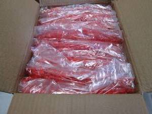 lot 441 image: Case of Bouffant Caps Red, Box, L,...