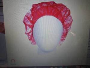 lot 442 image: Case of Bouffant Caps Red, Box, L,...