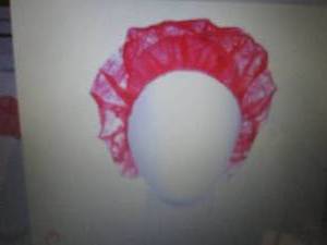 lot 443 image: Case of Bouffant Caps Red, Box, L,...