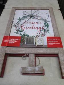 lot 466 image: Gnome Easel Sign Dcor...