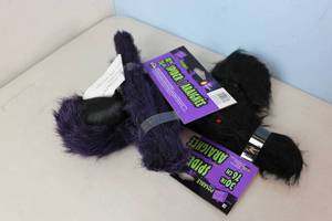 2 x Halloween Posable Spiders - New