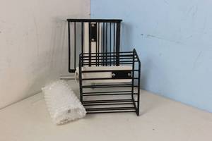 2 wall mounted storage baskets