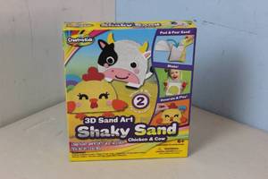 Chicken & Cow Creative Kids 3D Sand Art Set