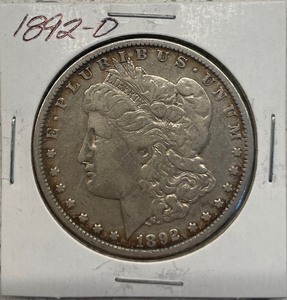 1892-O Morgan Silver Dollar