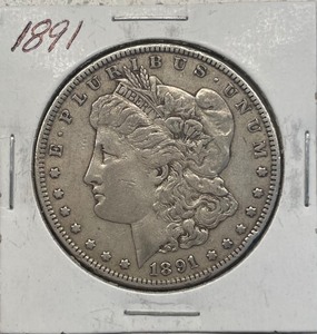 1891 Morgan Silver Dollar