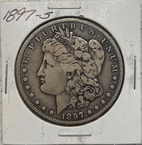1897-S Morgan Silver Dollar