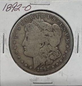 1892-O Morgan Silver Dollar