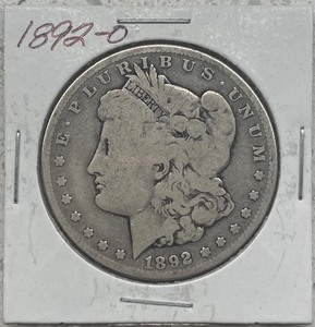 1892-O Morgan Silver Dollar