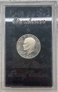 1971-S Silver Eisenhower Dollar - Brown Ike