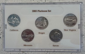 2005 Platinum Edition State Quarter Collection