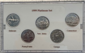1999 Platinum Edition State Quarter Collection