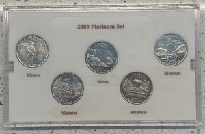 2003 Platinum Edition State Quarter Collection