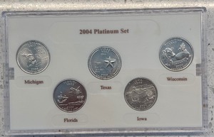 2004 Platinum Edition State Quarter Collection