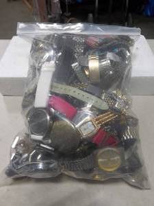 Bulk Lot Of Assorted Watches (In 2 Gallon Storage Bag More Than 10 Lbs.)