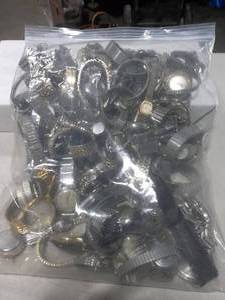 Bulk Lot Of Assorted Watches (In 2 Gallon Storage Bag More Than 10 Lbs.)