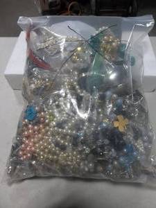 Bulk Lot Of Assorted Costume Jewelry (In 2 Gallon Storage Bag More Than 10 Lbs.)