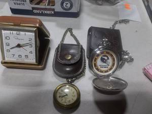 Danbury Mint Vikings Pocket Watch WCase, Other Pocket Watch WCase, Ingraham Clock