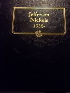 Full Set Of Jefferson Nickels 19382006 (198 Coins) In Whitman Album With Sliders (Looks Brand New)