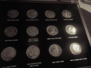 A Tribute To Americas Greatest Silver Coins 12 Coins In this Set With Collector Case