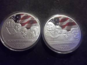 Birth Of Our Nation Comemmoratives 110g 3 Oz. Silver Plated With Spot Gold