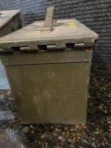 lot 29 image: Vintage Metal Military Cartridge Holders