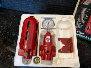 lot 50 image: All Trade Air Filter, Regulator, and Lubricator Combo