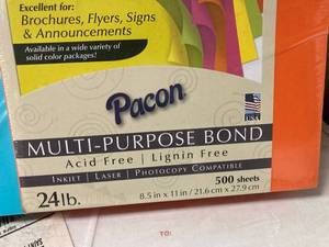 Bright Copy Paper