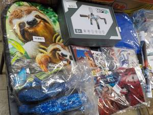 Box of New Overstock Games and Toys...