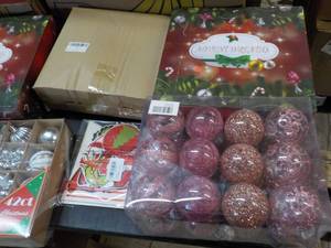 Box of New Xmas Overstock...