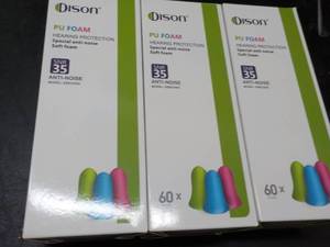 3 - 60 ct Boxes Dison PU Foam Heari...