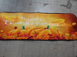 Happy Thanksgiving Door Mat 24 x 72...