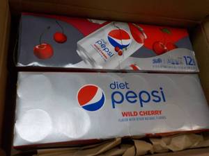 2 - 12 packs Diet Cherry Pepsi...