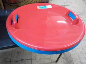 7 Snow Saucer Sleds...