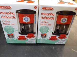 2 Casdon Morphy Richards Toy Coffee...