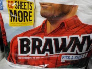 6 pack Brawny Paper Towels...