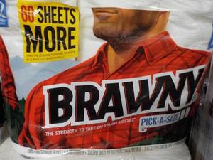 6 pack Brawny Paper Towels...