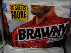 6 pack Brawny Paper Towels...