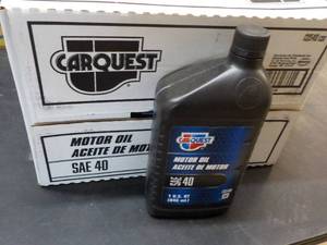 12 qts Carquest Motor Oil SAE 40...