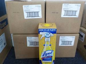 4 - 32 count boxes Lysol Smart Refi...