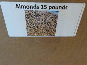 15 lb. box Almonds...