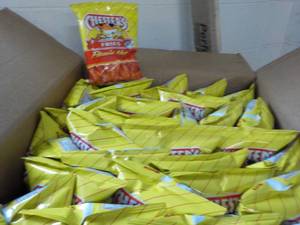 Case of Chesters Flamin Hot Fries...