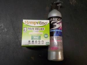 Hempvana Rain Relief Cream and Omeg...