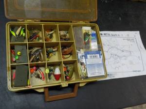 Tackle box, Tackle and Lake Map...