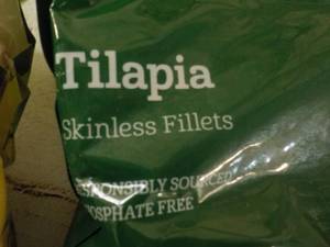 3 - 32 oz Frozen Bags Tilapia Skinl...