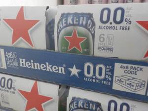 4 - 6 packs Heineken Alcohol Free...