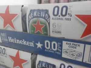 4 - 6 packs Heineken Alcohol Free...